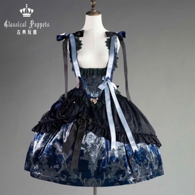 Classical Puppets Victoria Garden Velvet Edition JSK and OP(Limited Pre-Order/3 Colours/Full Payment Without Shipping)